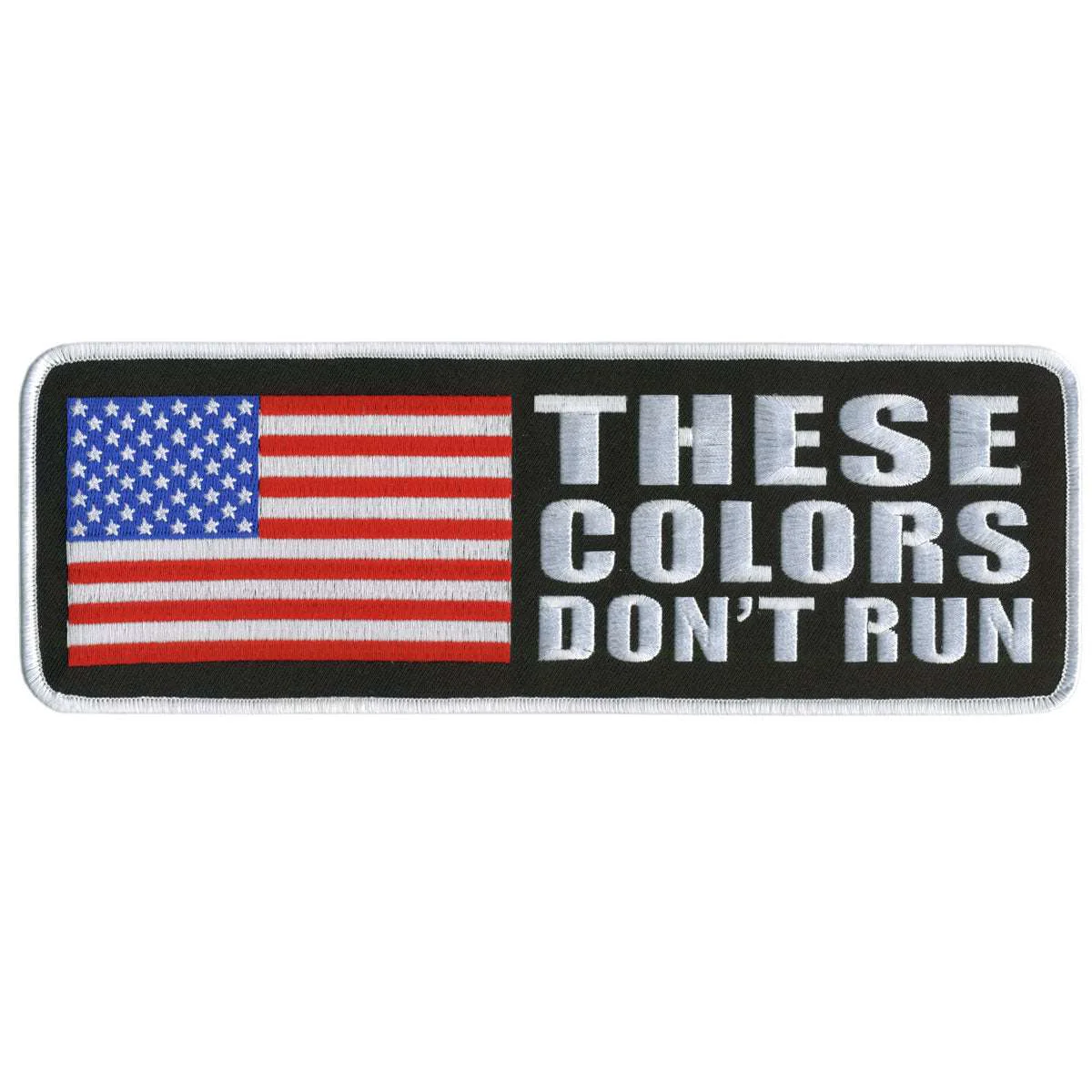 Certified Hot Leathers These Colors Dont Run Hook and Loop 4 x 2 Patch PPV1040 Official