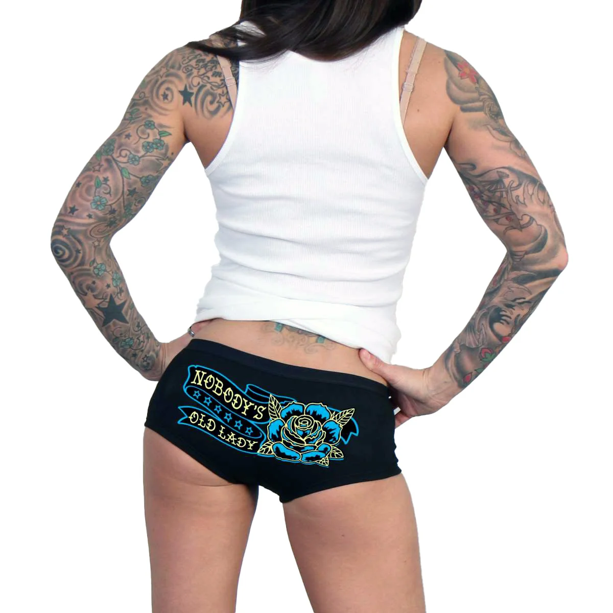 Official Hot Leathers Nobody's Old Lady Boy Shorts PTB7531 Reliable