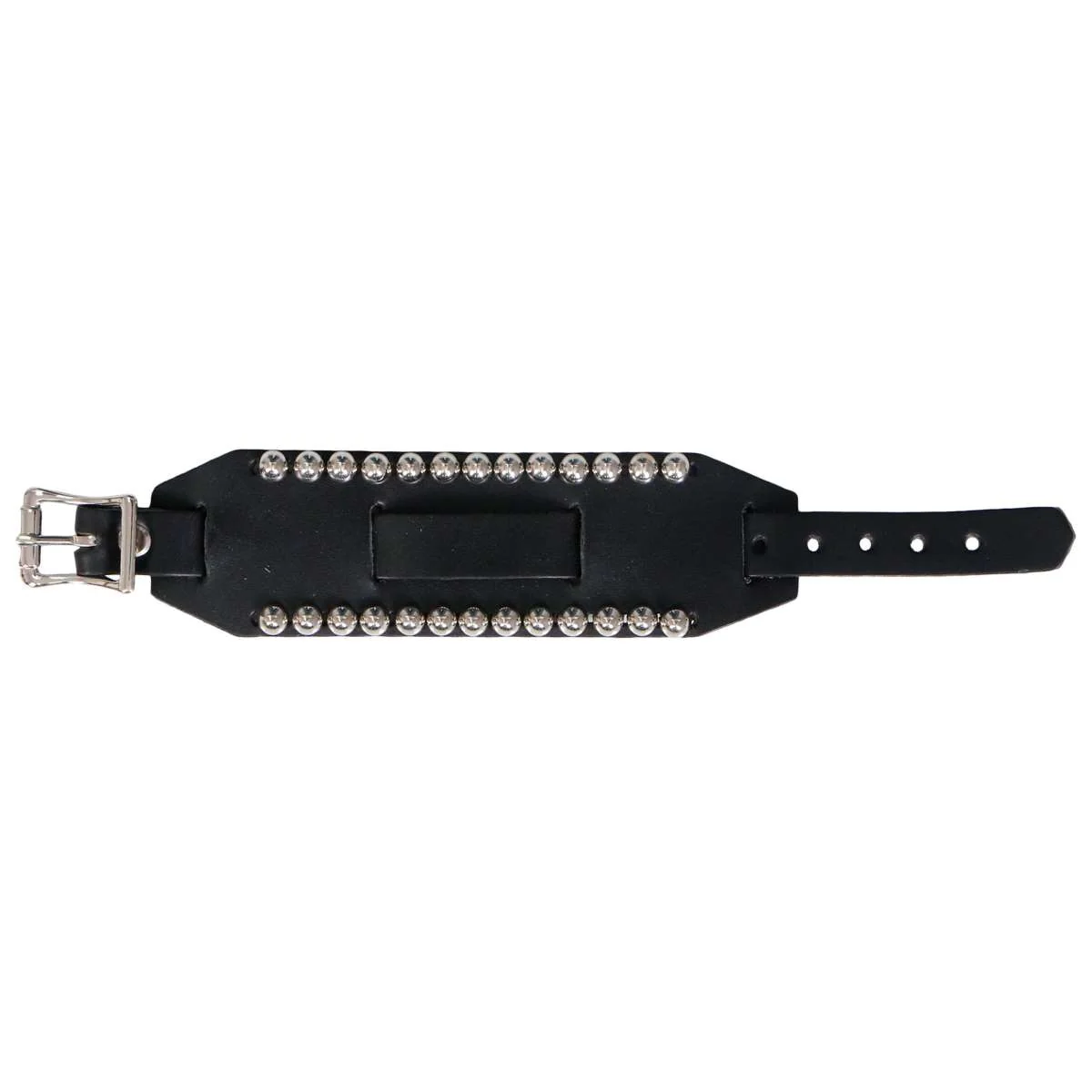 Fine Hot Leathers 2 Studded Border Watch Band WTB1024 Elegant