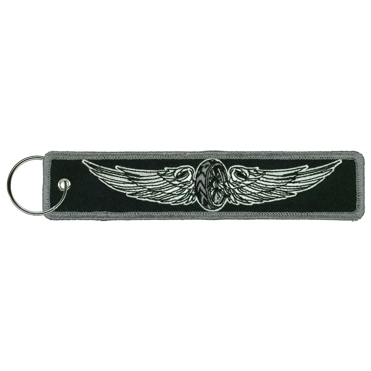 Clean Hot Leathers Flying Wheel Key Chain Fob KCH5001 Crafted