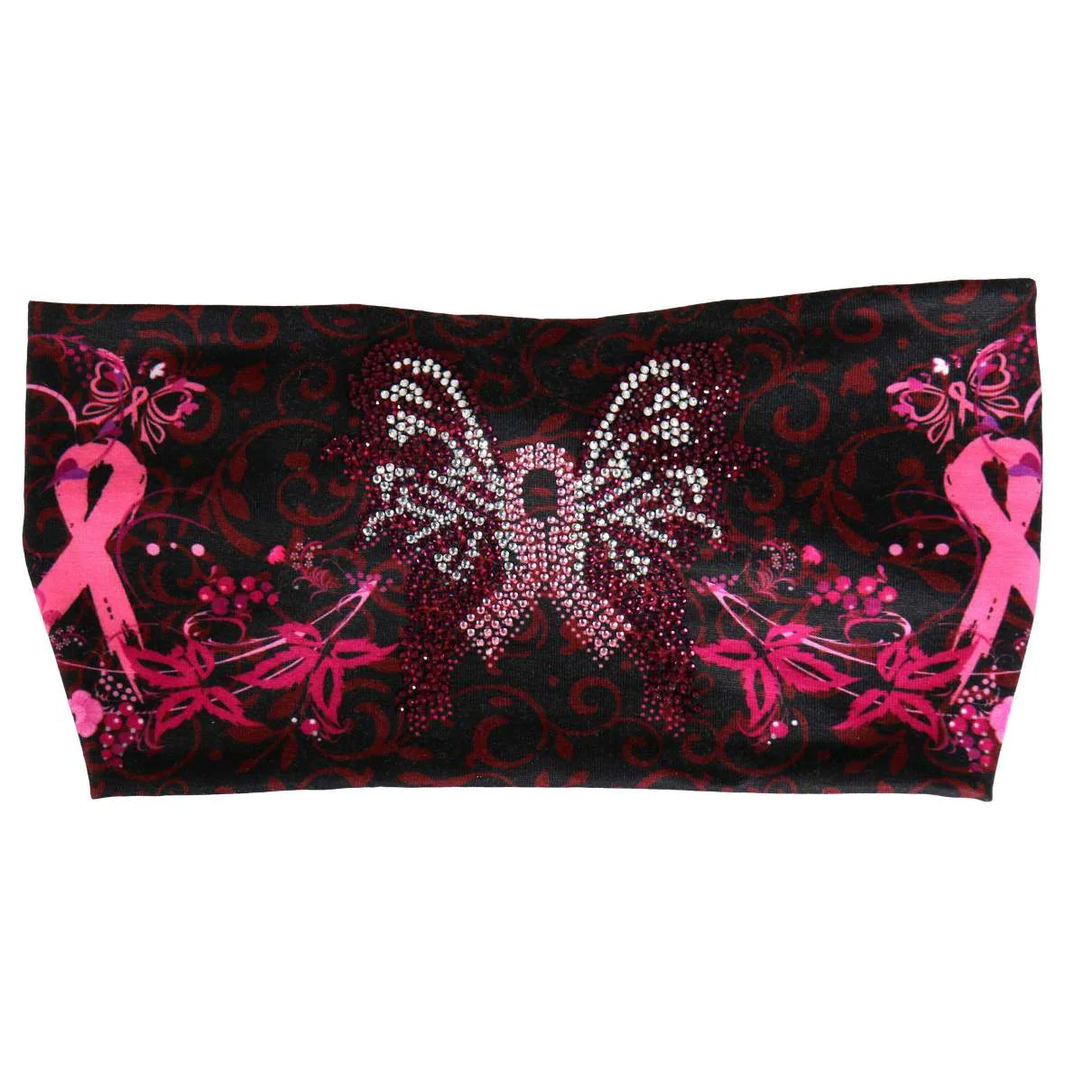 Easy-to-Use Hot Leathers American Breast Cancer Beaded EZ Band RWD1014 Powerful