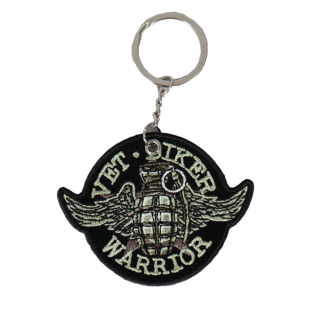 High-Quality Hot Leathers Grenade Embroidered Key Chain KCH1016 Easy-to-Use