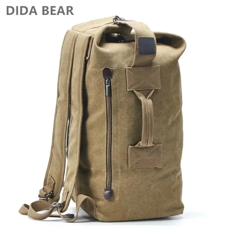 Carefully Designed Military Tactical Canvas Backpack – 20–35L Camouflage Outdoor Rucksack for Climbing Hunting Hiking Refined