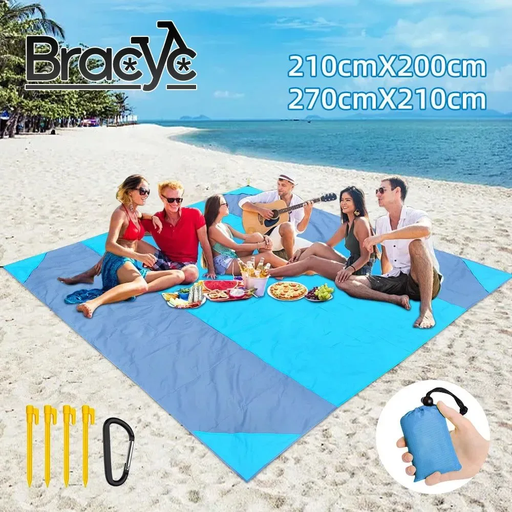 Efficient Extra Large Waterproof Beach Mat Your Portable and Sand- Outdoor Companion Fashionable