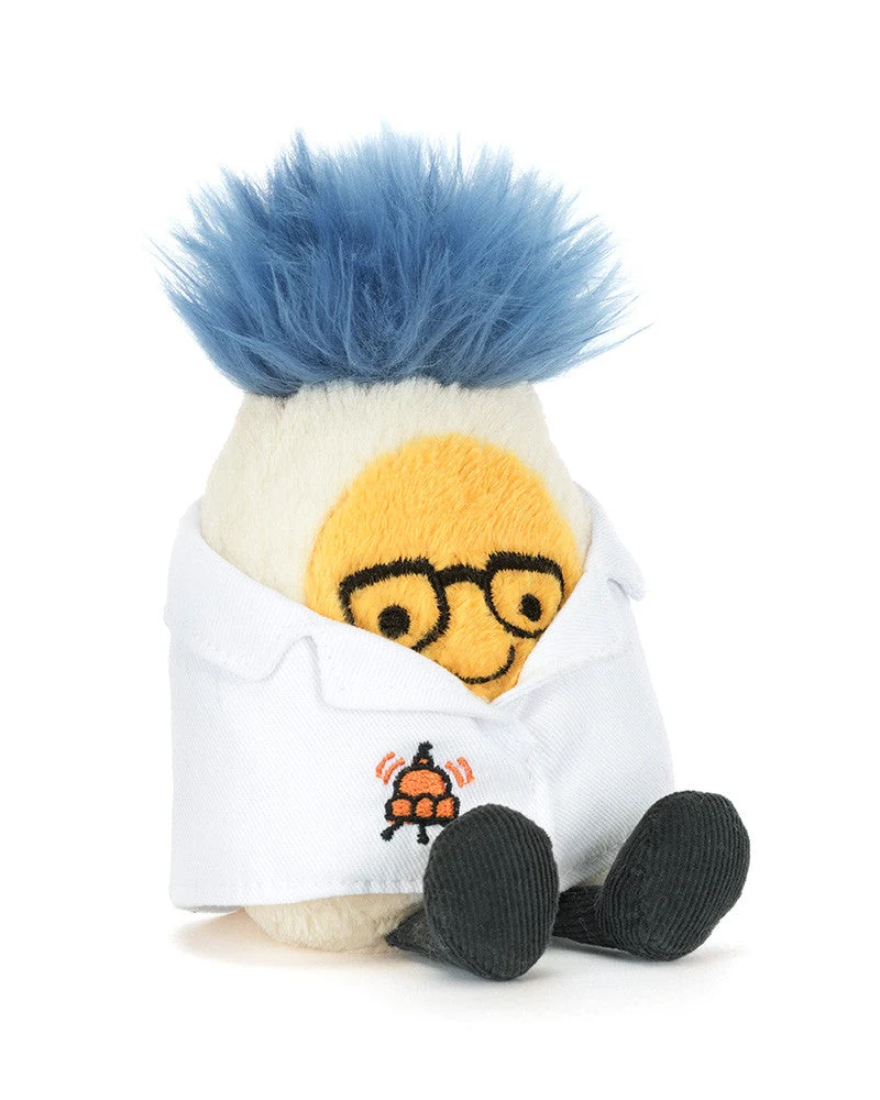 Original Design Jellycat Boiled Egg Scientist Outfit Long-Lasting