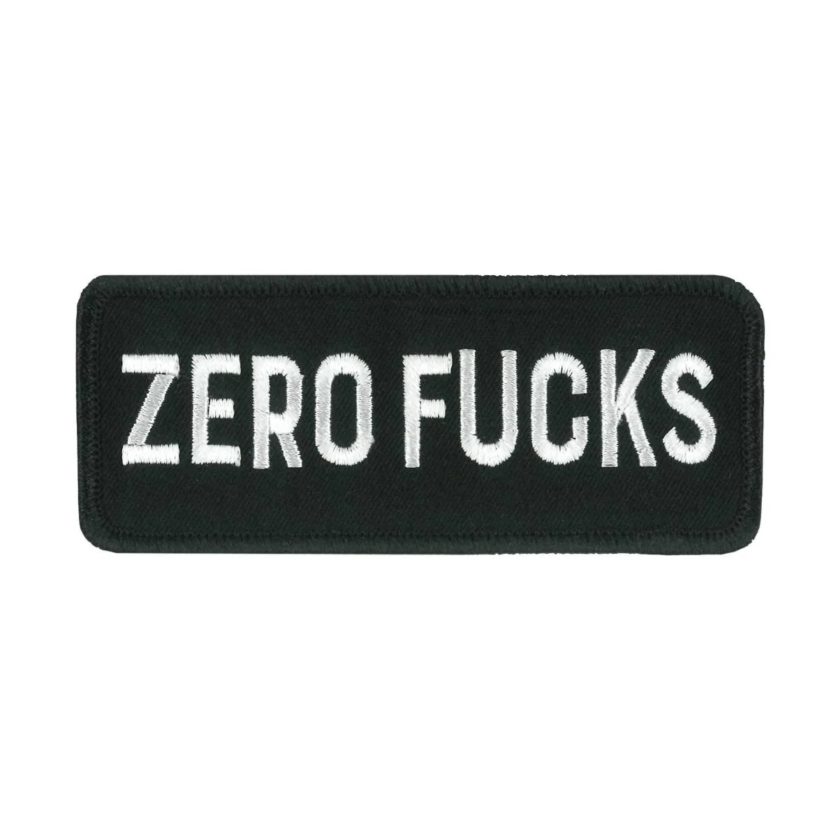User-Friendly Hot Leathers PPW1243 Zero F's Embroidered 4 x 1.5 Patch Unique