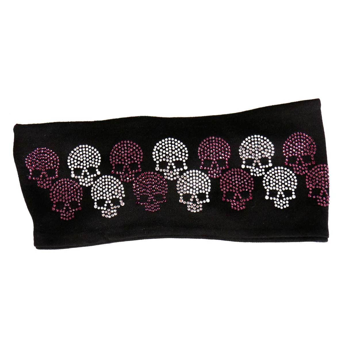 Sophisticated Hot Leathers Skull Rows Bling Wrap RWC1011 Lightweight