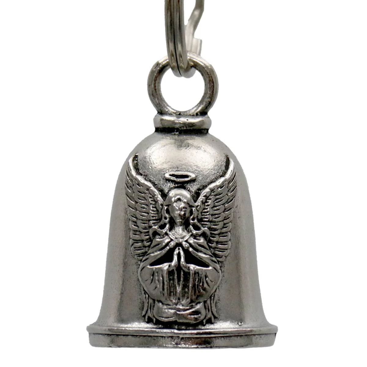 Durable Milwaukee Leather MLB9067 Angel Motorcycle Good Luck Bell w Key Ring-Key Chain Accessory for Bikers Casual