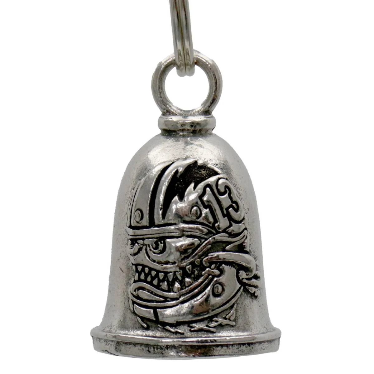 Trusted Milwaukee Leather MLB9079 Bobber Monster Head Motorcycle Good Luck Bell w Key Ring-Key Chain Accessory for Bikers Elegant