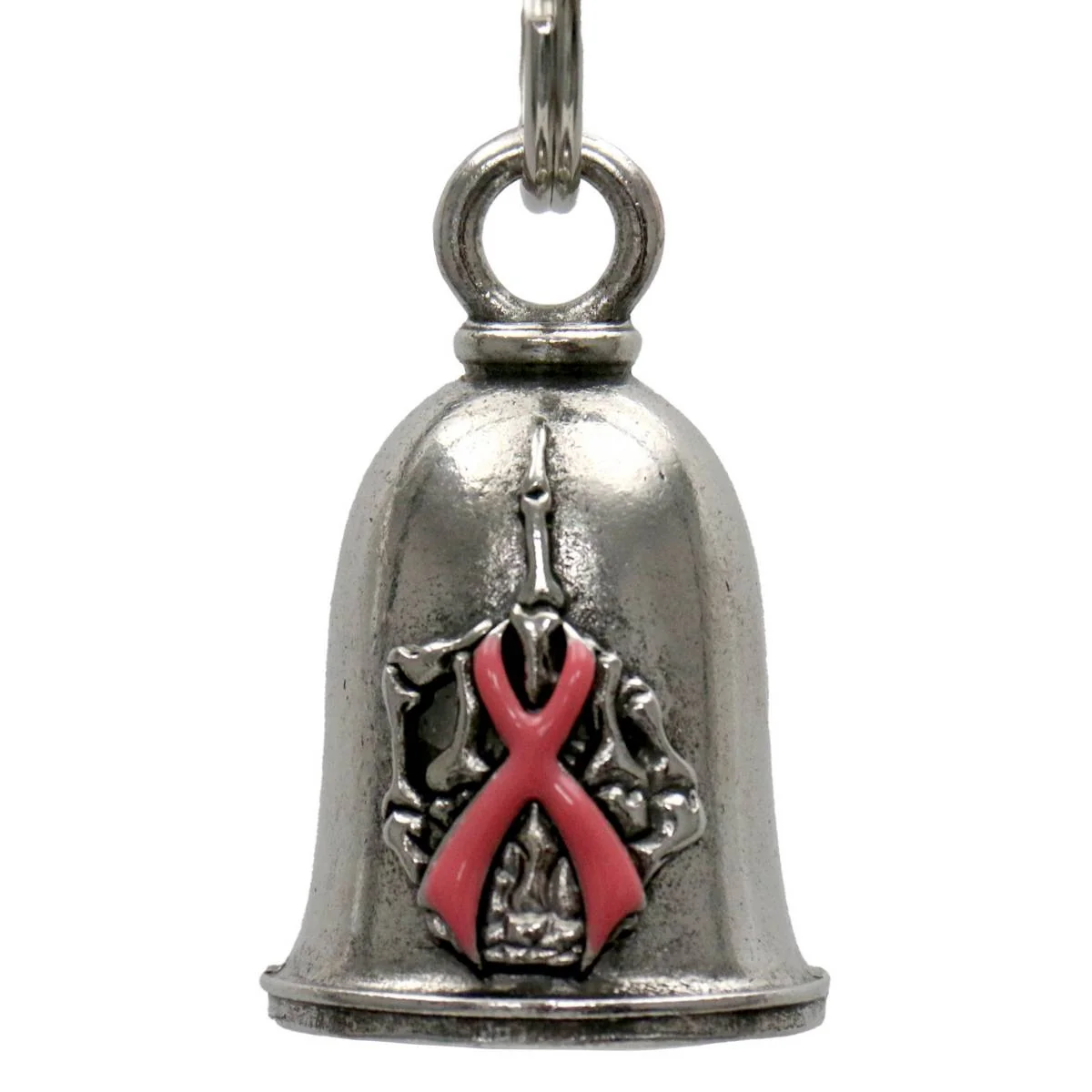 Top-Quality Milwaukee Leather MLB9106 F Cancer Motorcycle Good Luck Bell w Key Ring-Key Chain Accessory for Bikers Effective