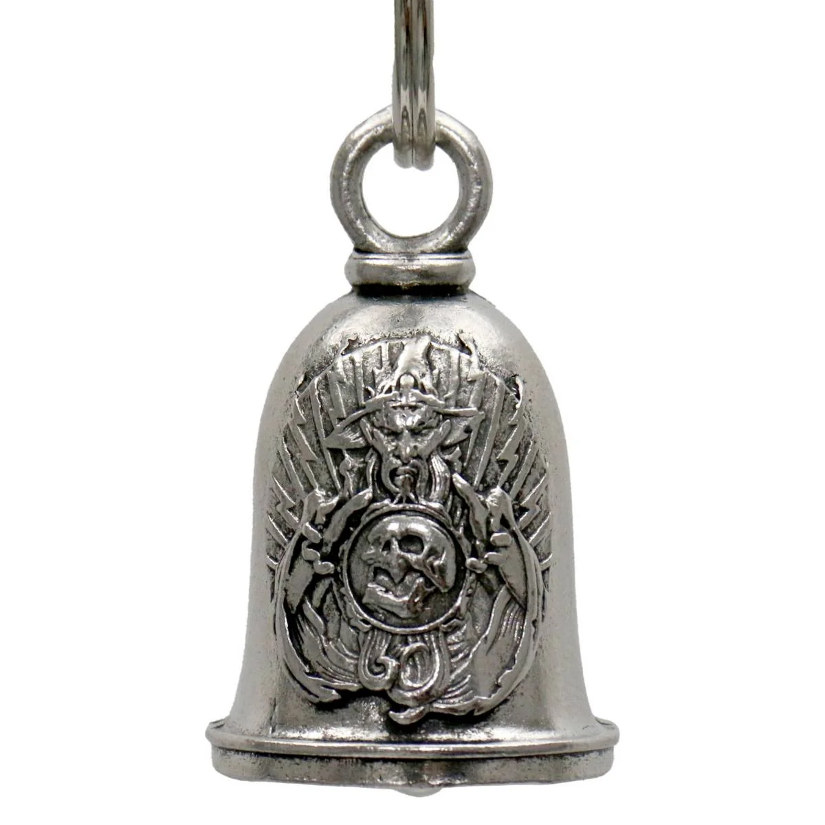 Healthy Milwaukee Leather MLB9153 Wizzard Motorcycle Good Luck Bell w Key Ring-Key Chain Accessory for Bikers Artisan