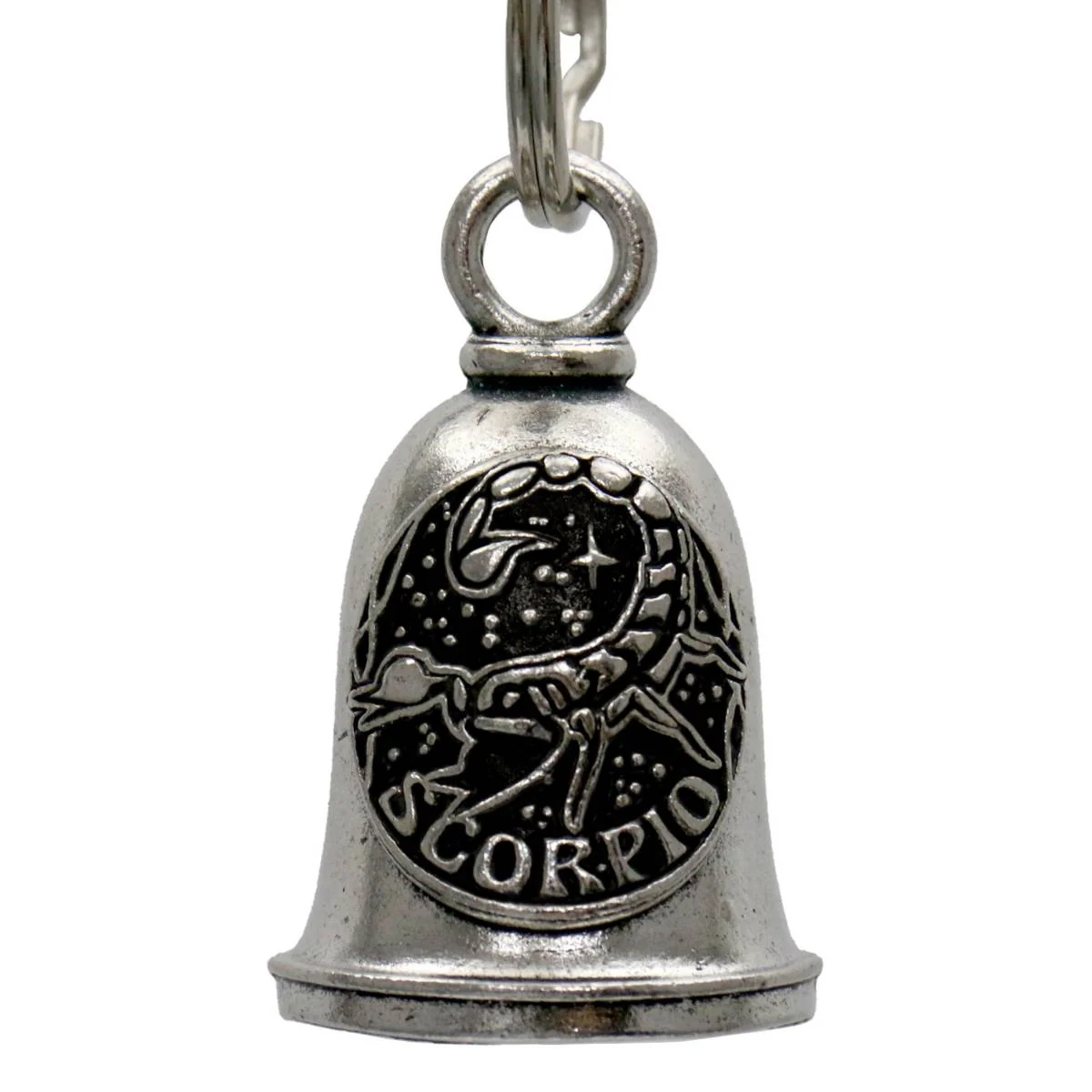 Superior Milwaukee Leather MLB9164 Zodiac Scorpio Motorcycle Good Luck Bell w Key Ring-Key Chain Accessory for Bikers Soft
