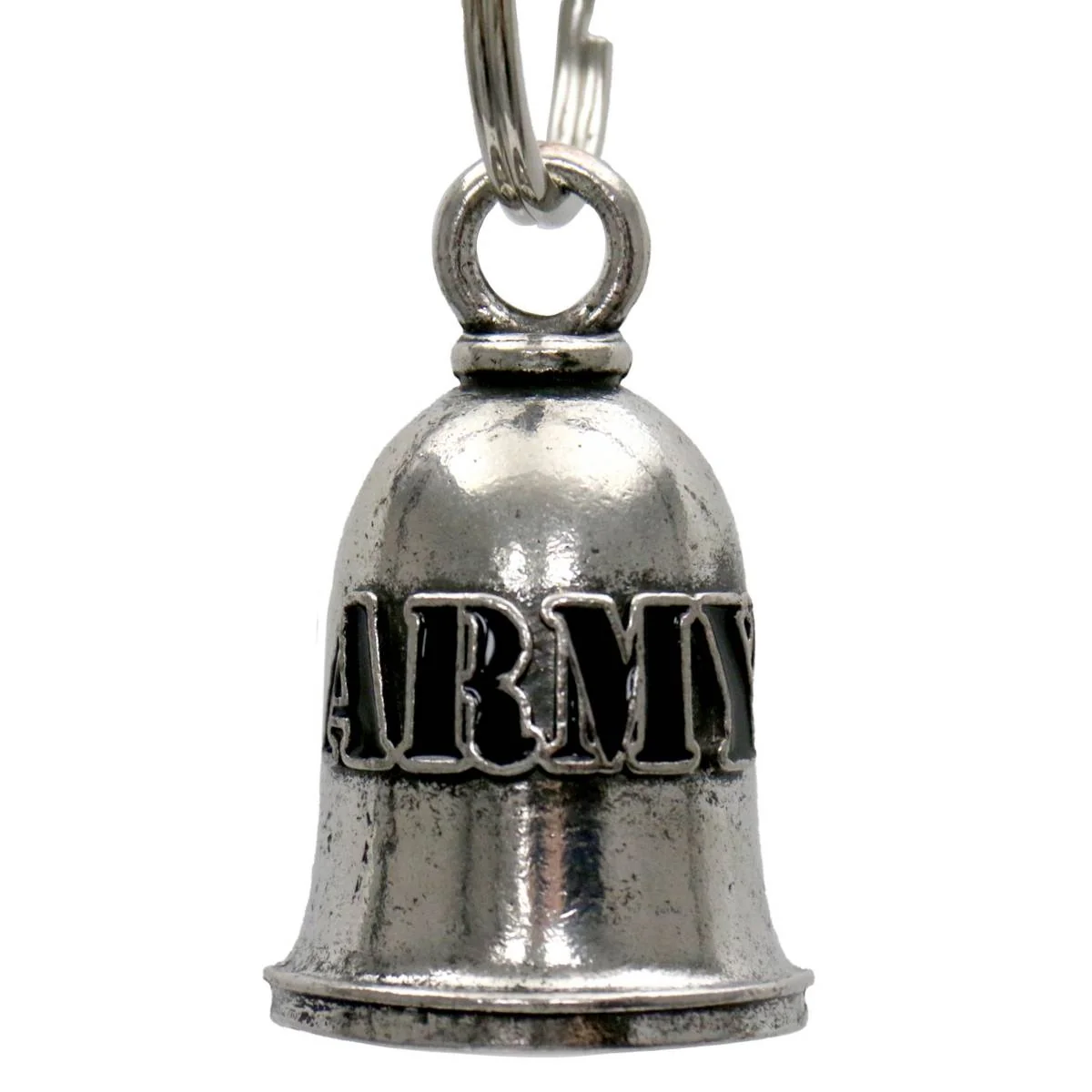 Excellent Milwaukee Leather MLB9122 Mil Army Motorcycle Good Luck Bell w Key Ring-Key Chain Accessory for Bikers Pure