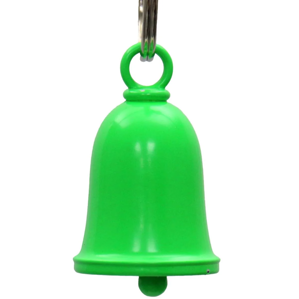 Fine Milwaukee Leather MLB9168 Neon Green Motorcycle Good Luck Bell w Key Ring-Key Chain Accessory for Bikers Sophisticated
