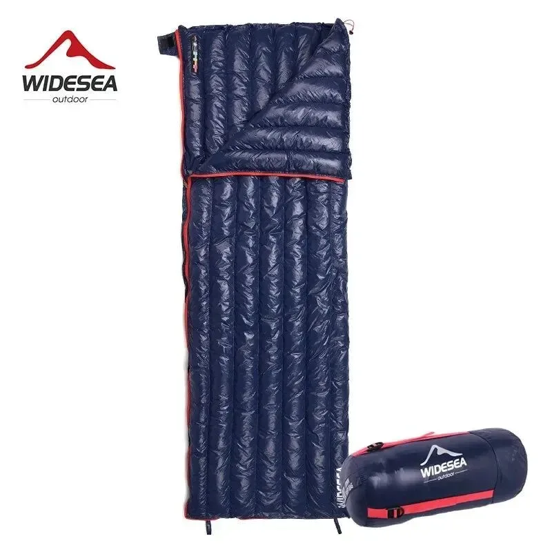 Organic Widesea Ultralight Waterproof Duck Down Sleeping Bag – Compression Sack 5–15°C 3-Season 300g 400g Fill Contemporary