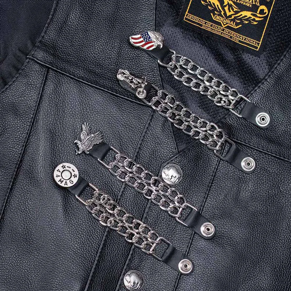 Safe Biker Dude Vest and Vest Extenders Bundle Top-Quality