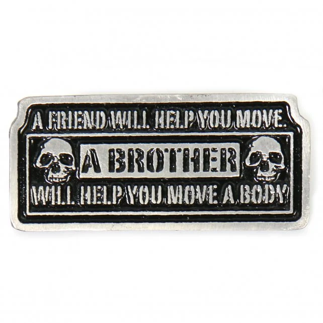 Proven Milwaukee Leather MLP9254 A Friend Will Help You Move Pin For Jackets Vest Hats and Clothing Easy-to-Use