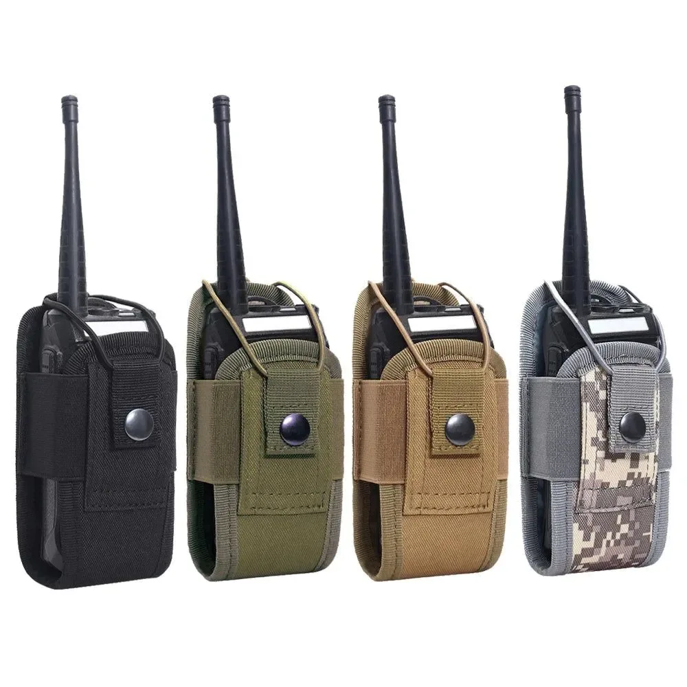 Efficient 1000D Tactical Molle Radio Walkie Talkie Pouch Pure