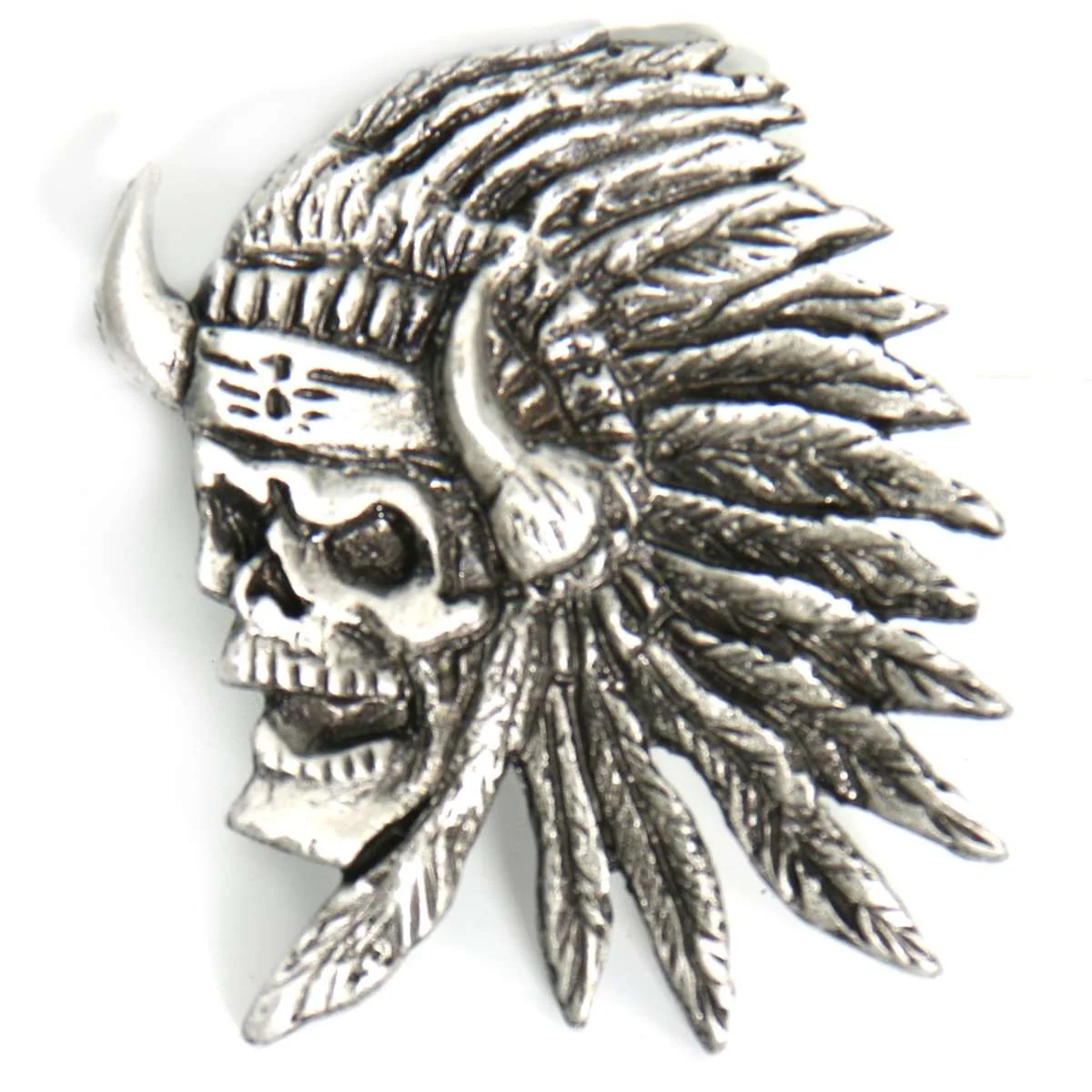 Efficient Milwaukee Leather MLP9227 Indian Skull Pin For Jackets Vest Hats and Clothing Minimalist