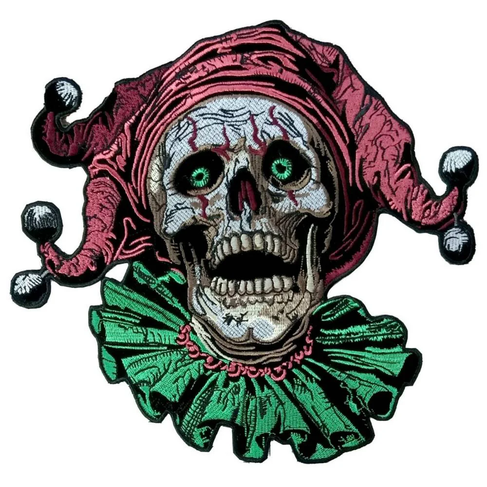 Genuine Hot Leathers Court Jester 10 11 X 10 Embroidered Patch PPQ2469 Superior