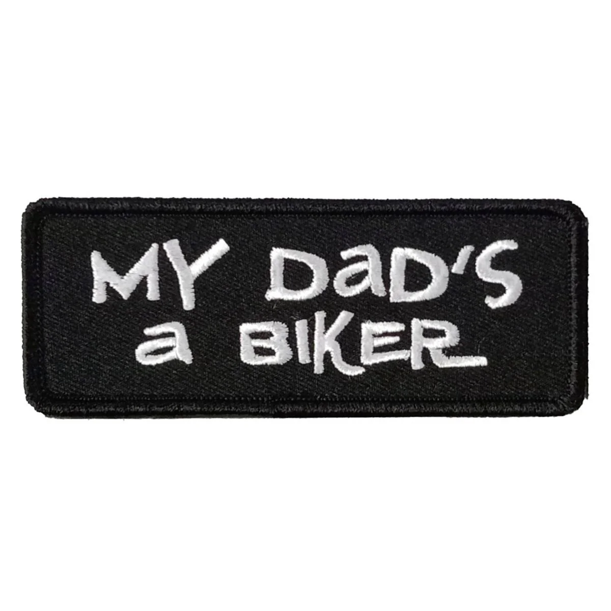 Eco-Friendly Hot Leathers Dads A Biker 4 X 1 Embroidered Patch PPL9120 Trusted