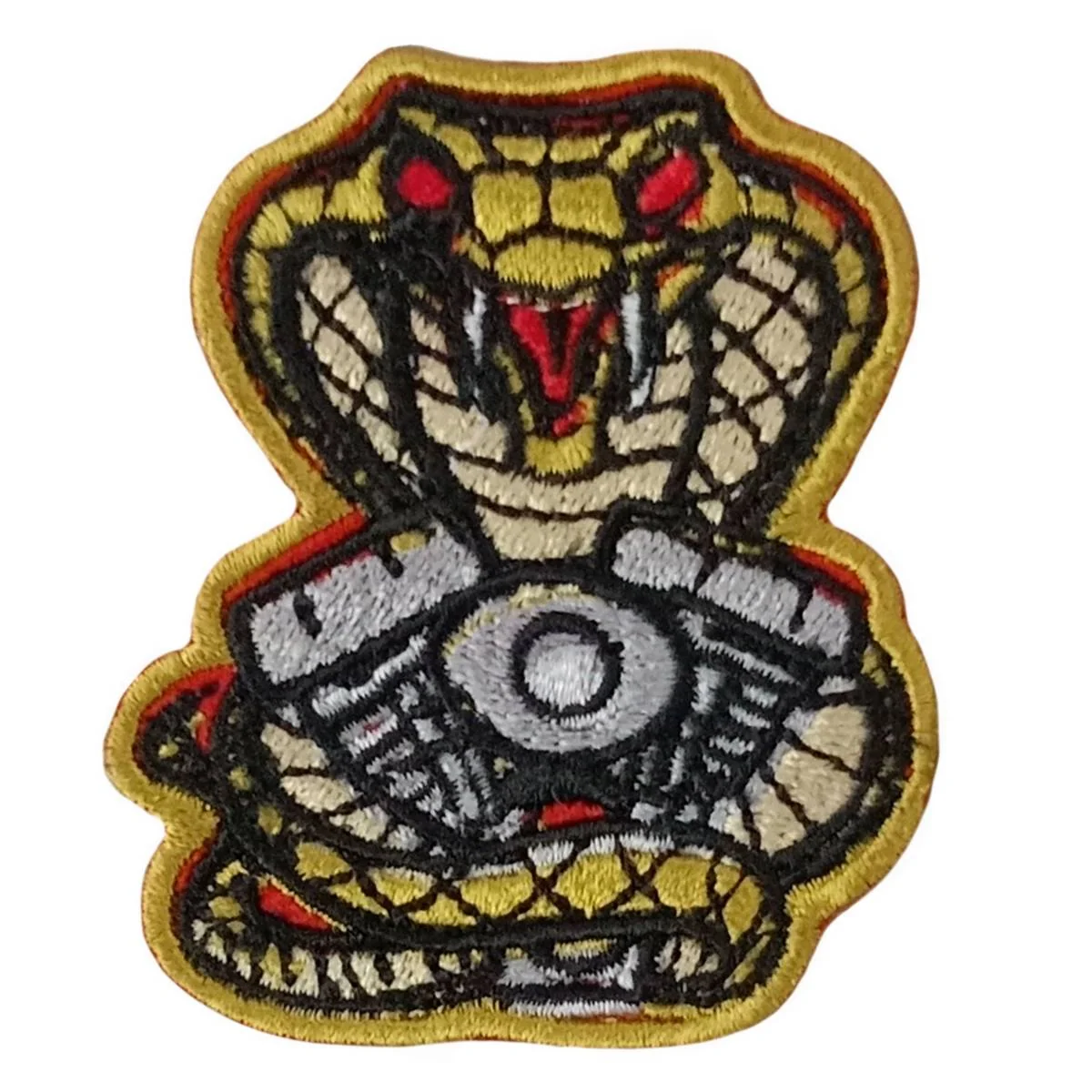 Durable Hot Leathers Kid Cobra Motor 2.3 X 3 Embroidered Patch PPQ2290 Environmentally Friendly