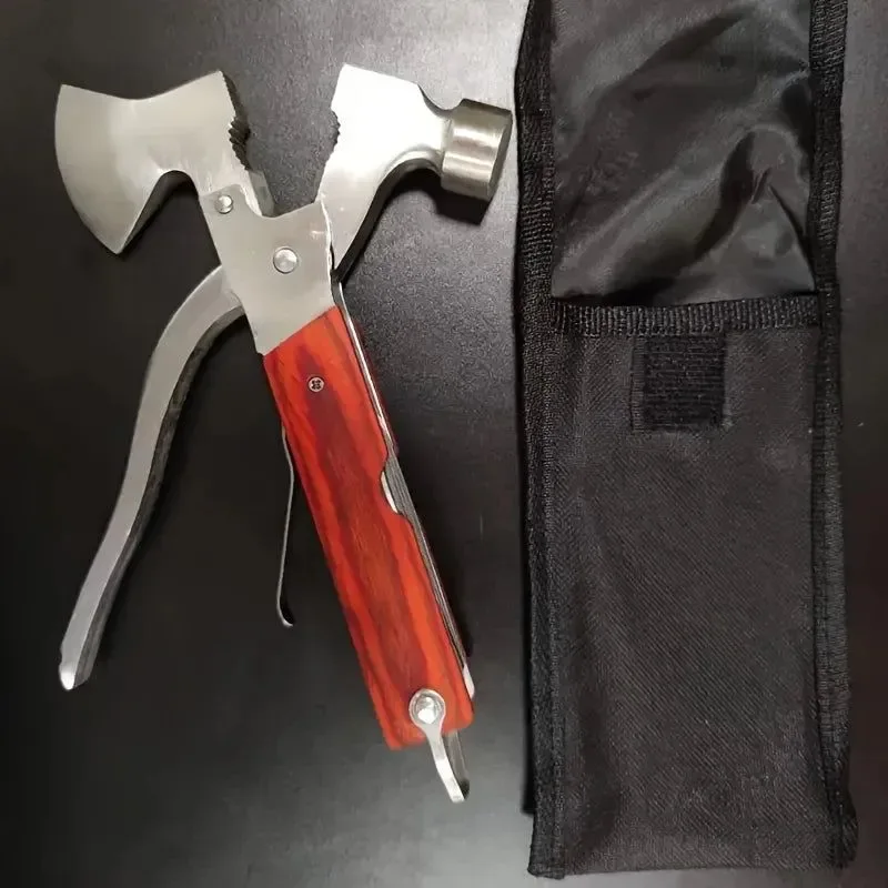 Relaxed Multifunctional Ax Safety Hammer - Car Tool Lifesaving Hammer Claw Hammer for Outdoor Adventures Details Original Design