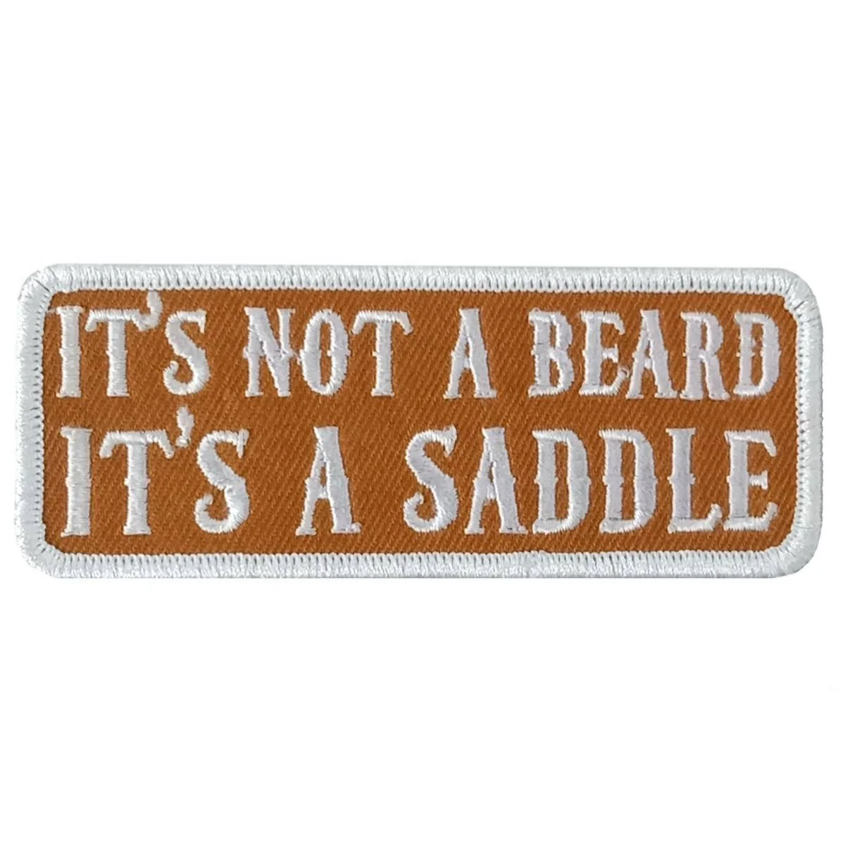 Easy-to-Use Hot Leathers Not A Beard 4 X 1.5 Embroidered Patch PPW1194 Fine