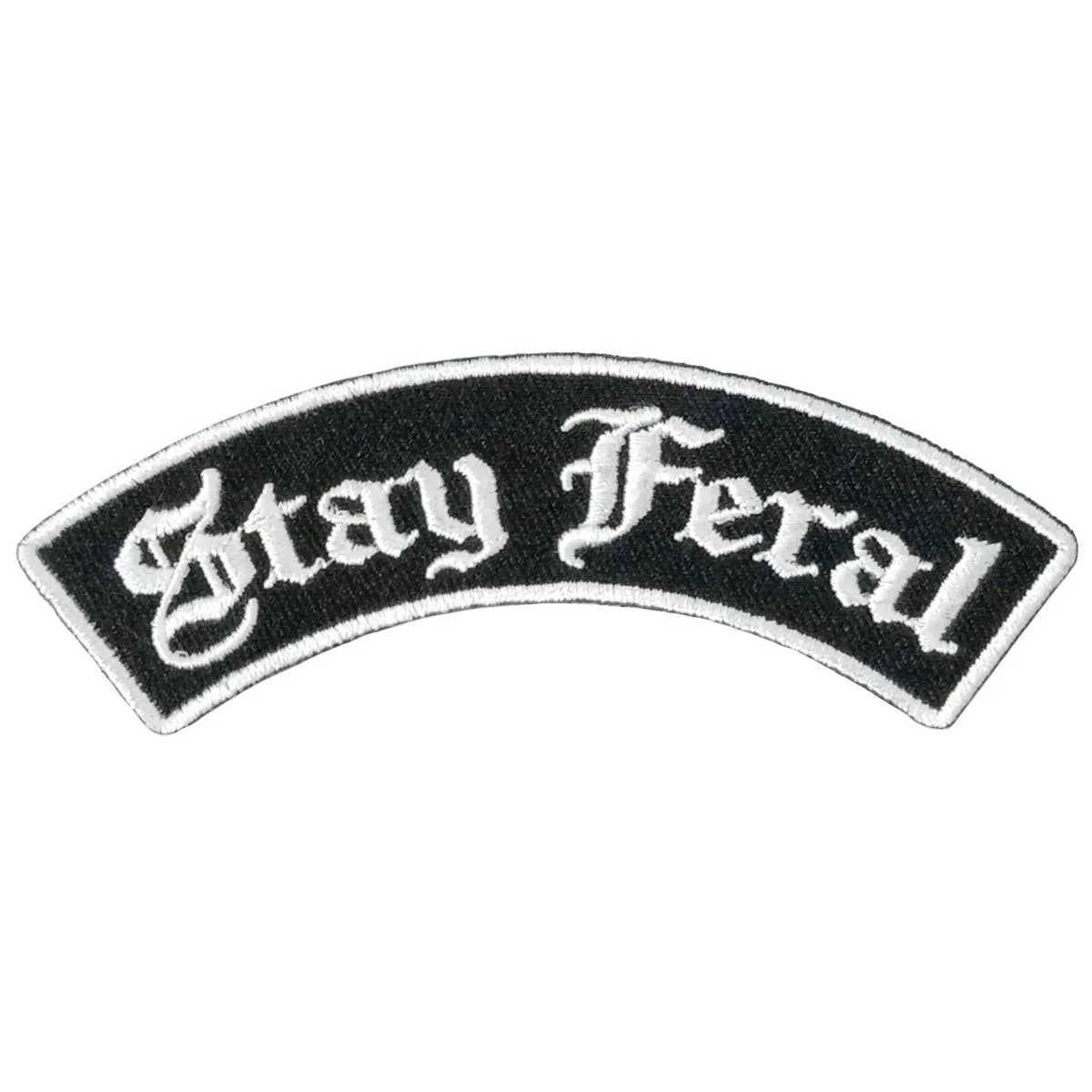 Outstanding Hot Leathers Rocker Stay Feral Top 4 X 1.3 Embroidered Patch PPW1296 Unique