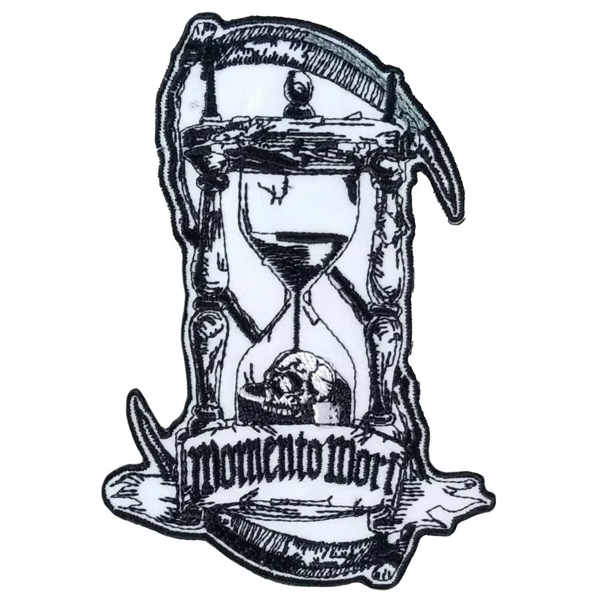 Enhanced Hot Leathers Momento Mori 3.2 X 4.3 Embroidered Patch PPW1284 Fine