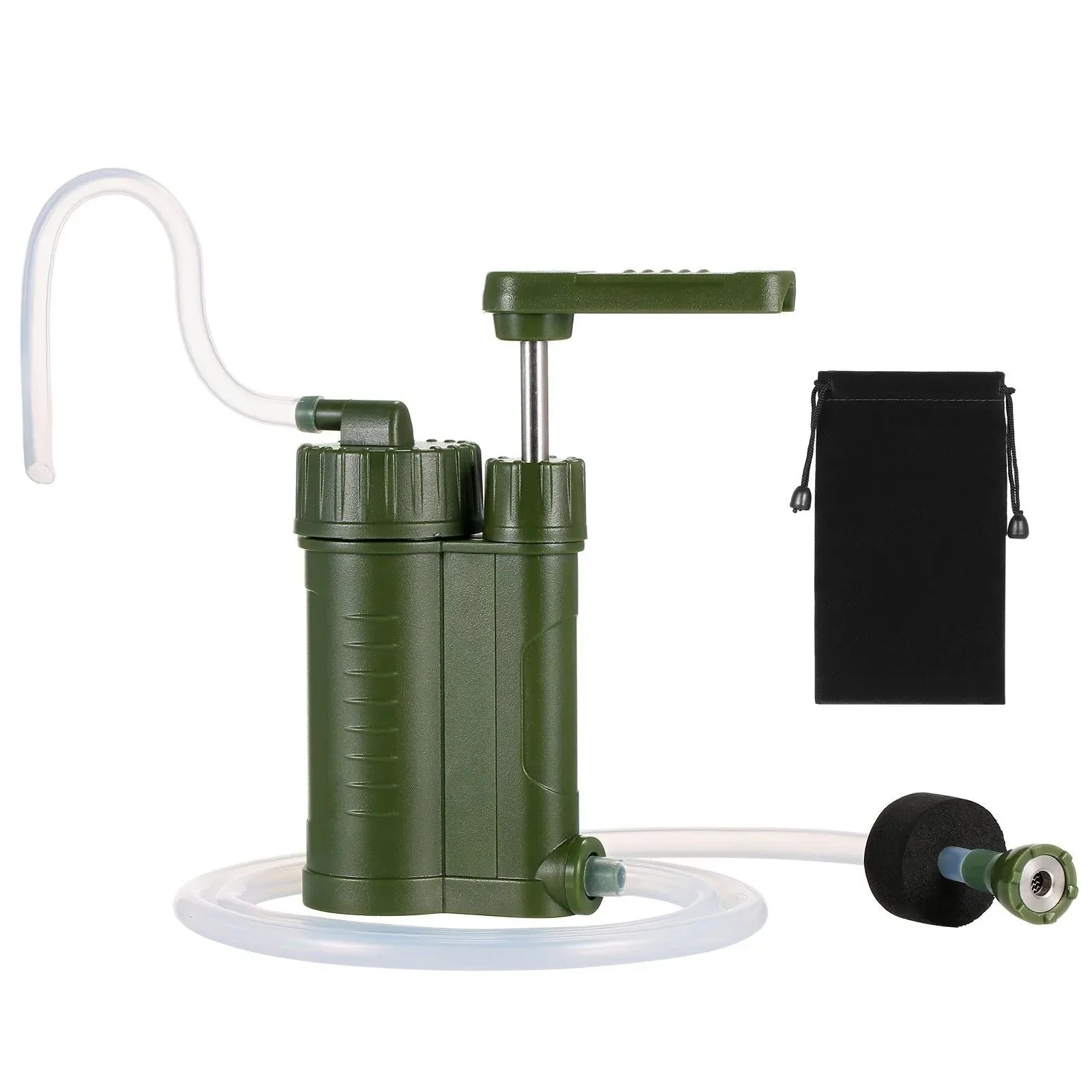 Classic Outdoor Water Filtration System – Fast-Flow 200–400ml min Portable Purifier for Camping Hiking Fishing Emergency Eco-Friendly
