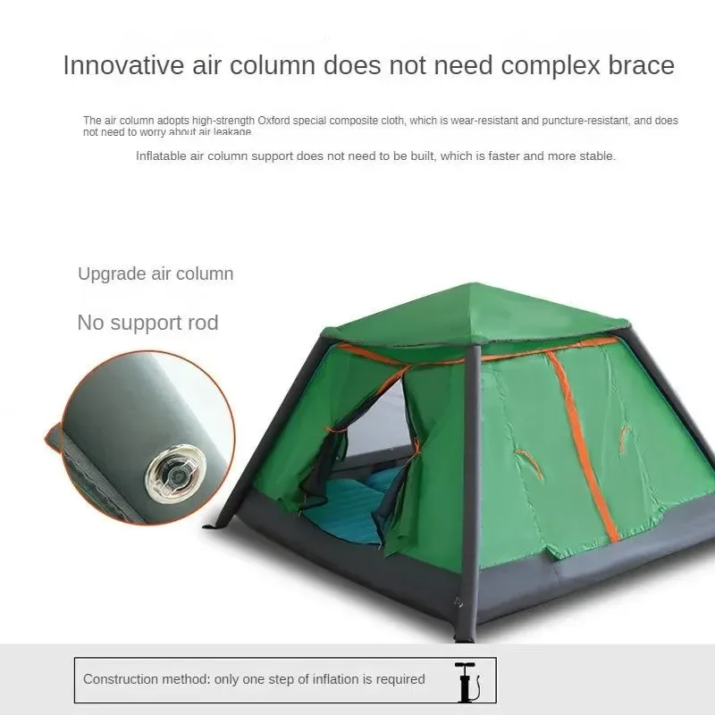 Optimized Inflatable Air Tent – Automatic Waterproof Camping Tent for 2-3-4 People Outstanding