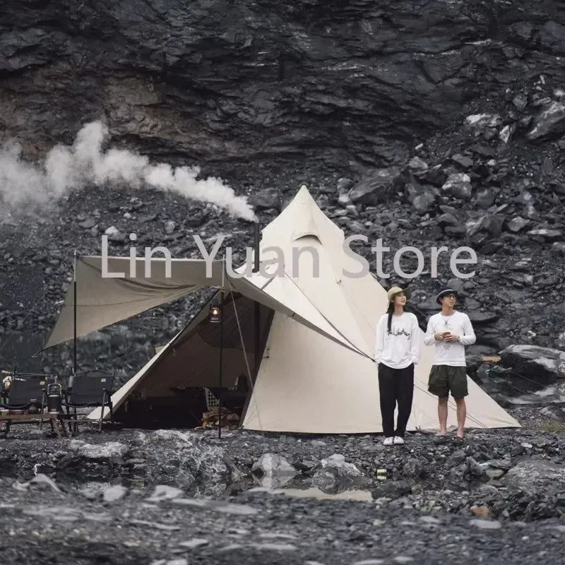 Professional Sunshade Octagonal Pyramid Tent with Snow Skirt Flexible