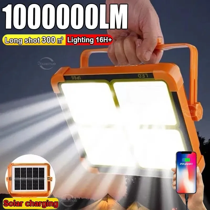 Exceptional 20000mAh Solar Rechargeable Camping Lantern – High-Power LED Tent Light Power Bank Consistent