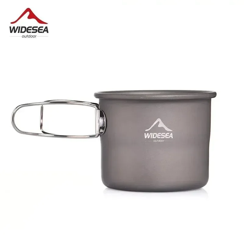 Carefully Designed Camping Mug - Outdoor Coffee Tea Aluminum Cup for Tourism Picnic Trekking and Hiking Crafted