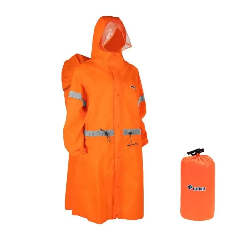 Luxury Unisex Reflective Outdoor Climbing Backpack Rain Poncho - Waterproof and Windproof Dependable