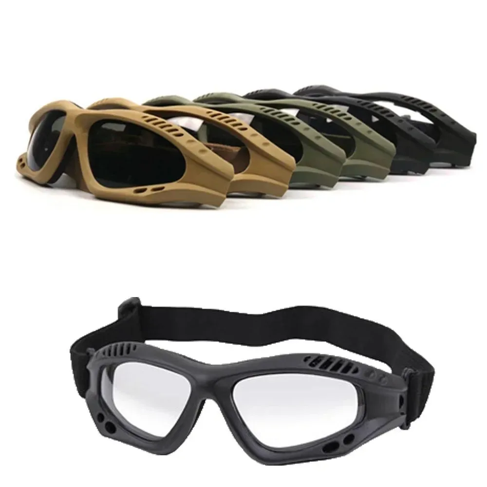 Pure Military Tactical Goggles - Windproof Dustproof Eyewear for Hiking Skiing and Cycling Prestigious