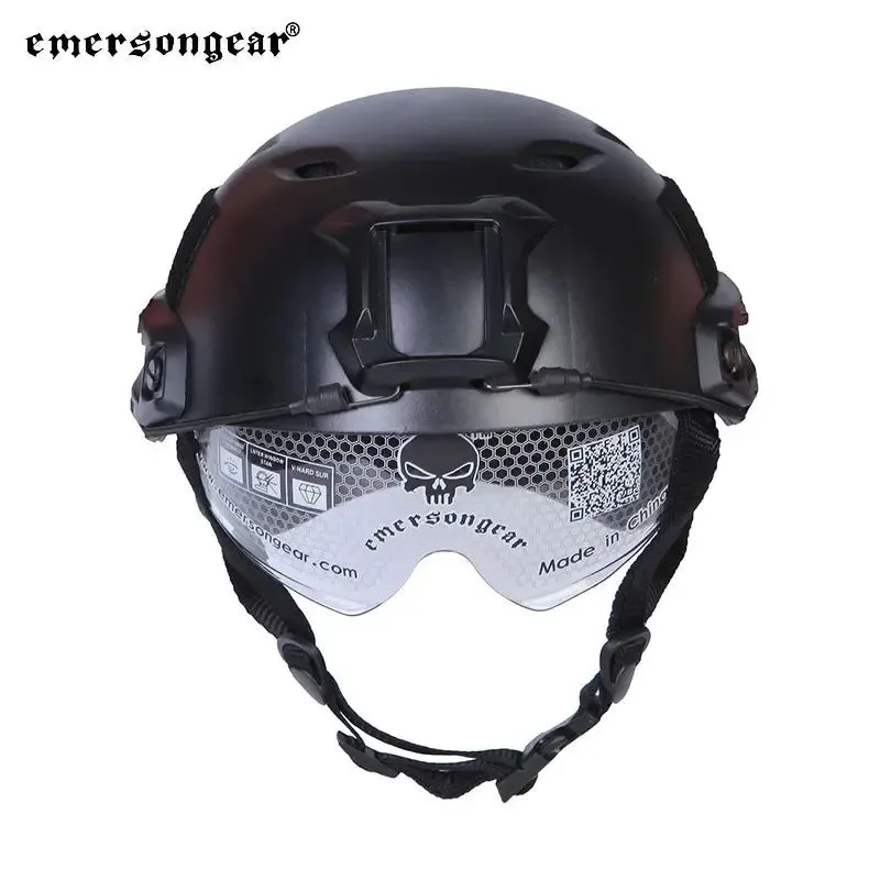 Breathable Emersongear Tactical FAST Helmet with Protective Goggles - BJ Type for Airsoft Hunting and Outdoor Sports Secure