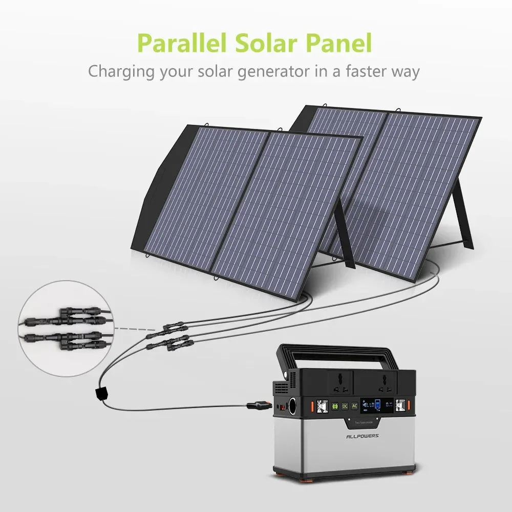 Reliable ALLPOWERS Solar Charger 18V100W Foldable Solar Panel Suit For Portable Power Station Generator Outdoor Travel Camping SPECIFICATIONS Elite
