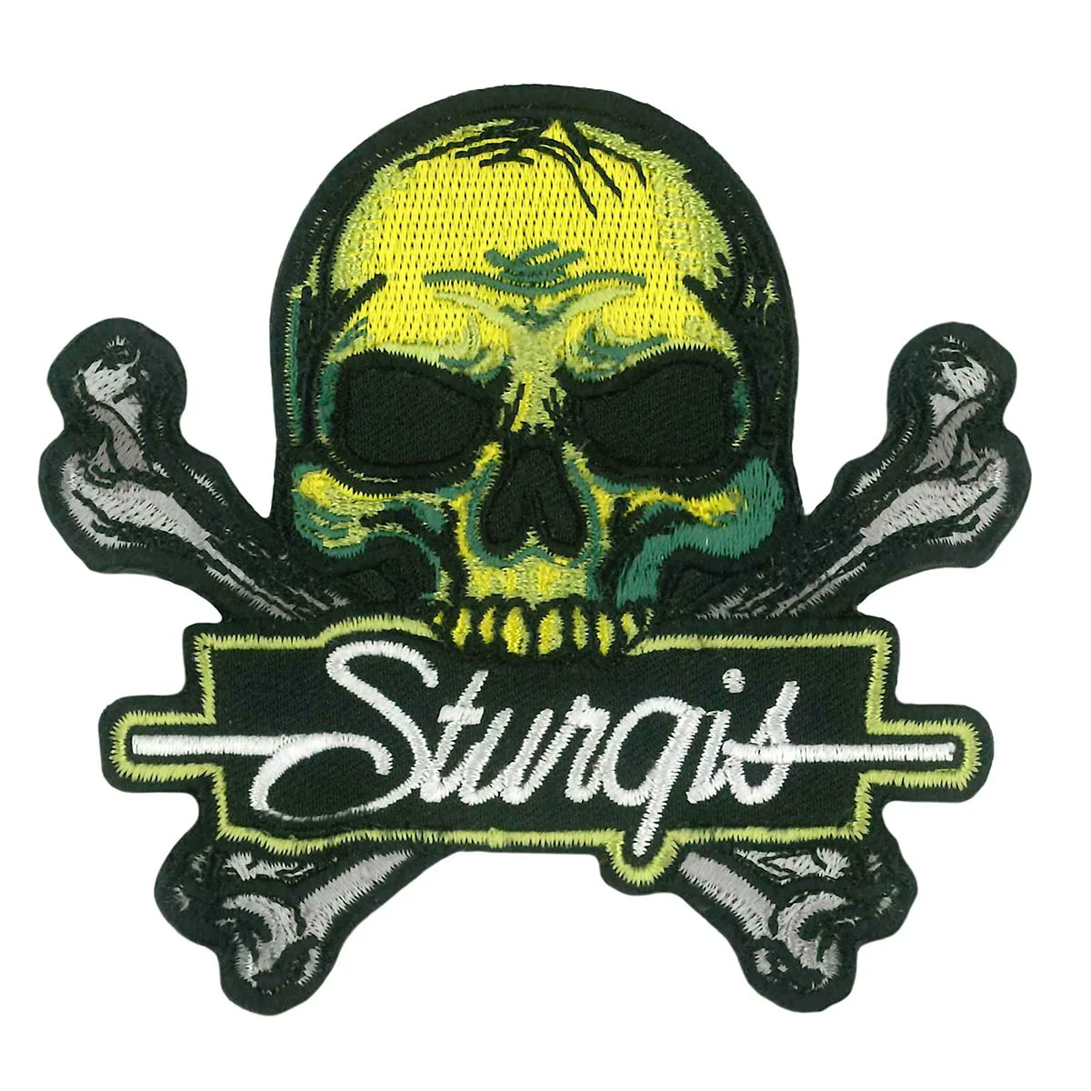 Prestigious Hot Leathers Sturgis Skull 3.7 Patch PPQ2743 Optimized