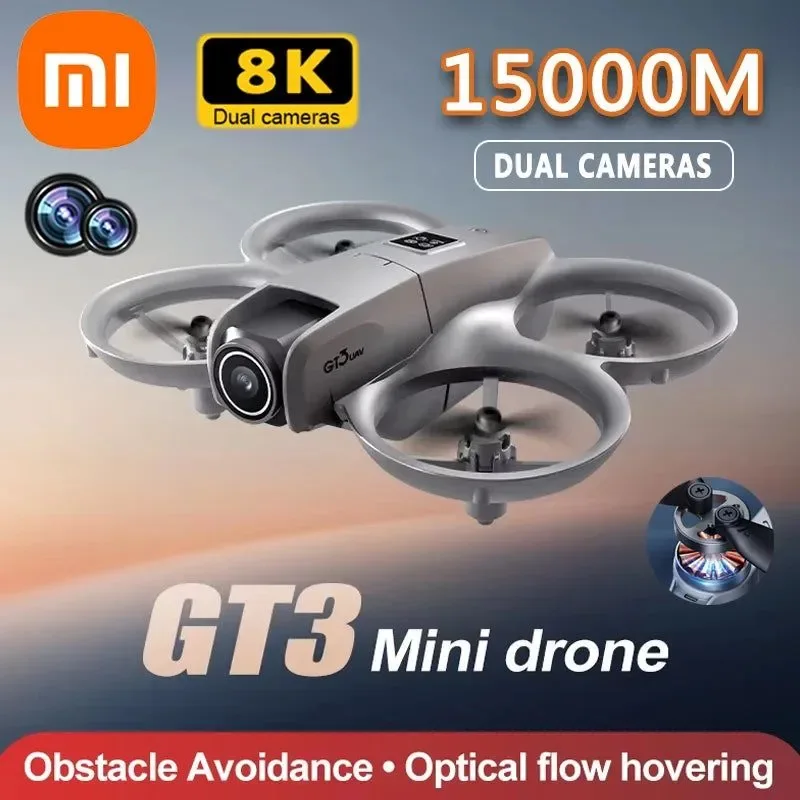 Soft GT3 8K 5G GPS Drone – Dual HD Camera 50X Zoom 45-Min Flight Omnidirectional Obstacle Avoidance Fast