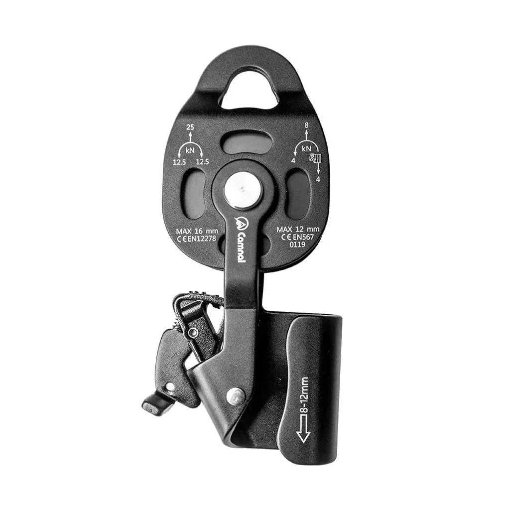 Powerful Heavy-Duty Climbing Pulley – Professional Ascender for Rock Climbing Rescue High-Altitude Transport Smooth