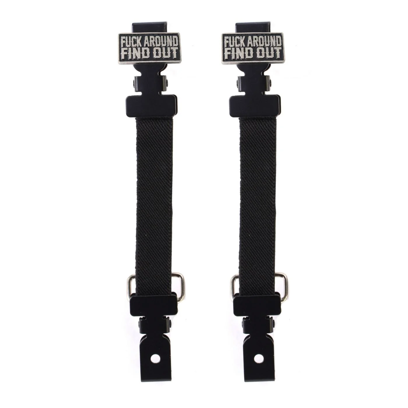 Reliable Milwaukee Leather MLA4013 FAFO Motorcycle Biker Elastic Bungee Clips for Chaps or Pants Set of 2 Fashionable