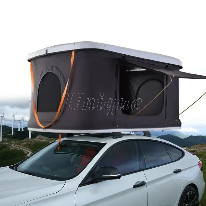 Prestigious Hardshell Roof Top Tent for SUV – Waterproof Foldable Car Camping Awning with Ladder Lamp Professional