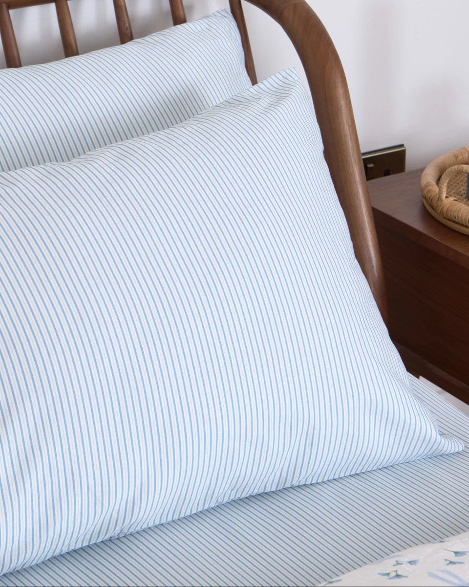 Smooth Foxford Coastal Stripe Pillowcase Set Luxury