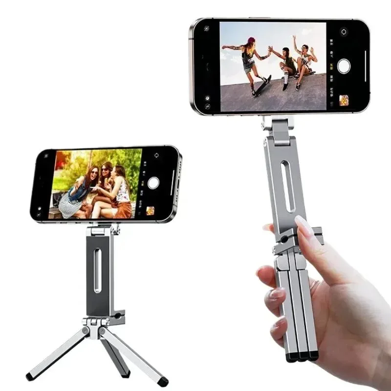 Flexible Magnetic Phone Tripod Stand - 360° Foldable Holder for iPhone Android Carefully Designed