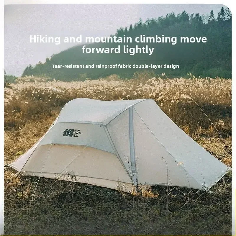 Breathable 4-Season Waterproof Camping Tent – Double-Layer Rainproof Hiking Tent for Mountaineering Outdoor Adventures Powerful