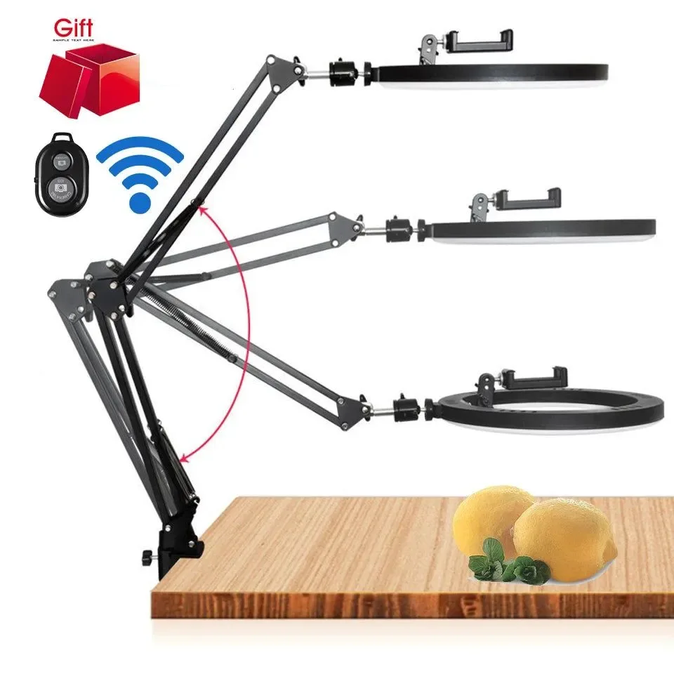 Top-Quality LED Ring Light with Adjustable Tripod Stand – Dimmable Circle Fill Light for Selfie Makeup Photography and Video Responsible