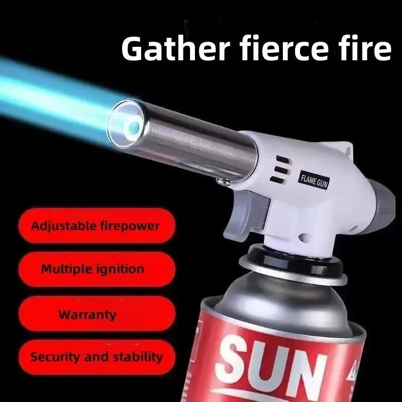 Sustainable Adjustable Butane Flame Gun for Camping Baking BBQ and Crafts Organic