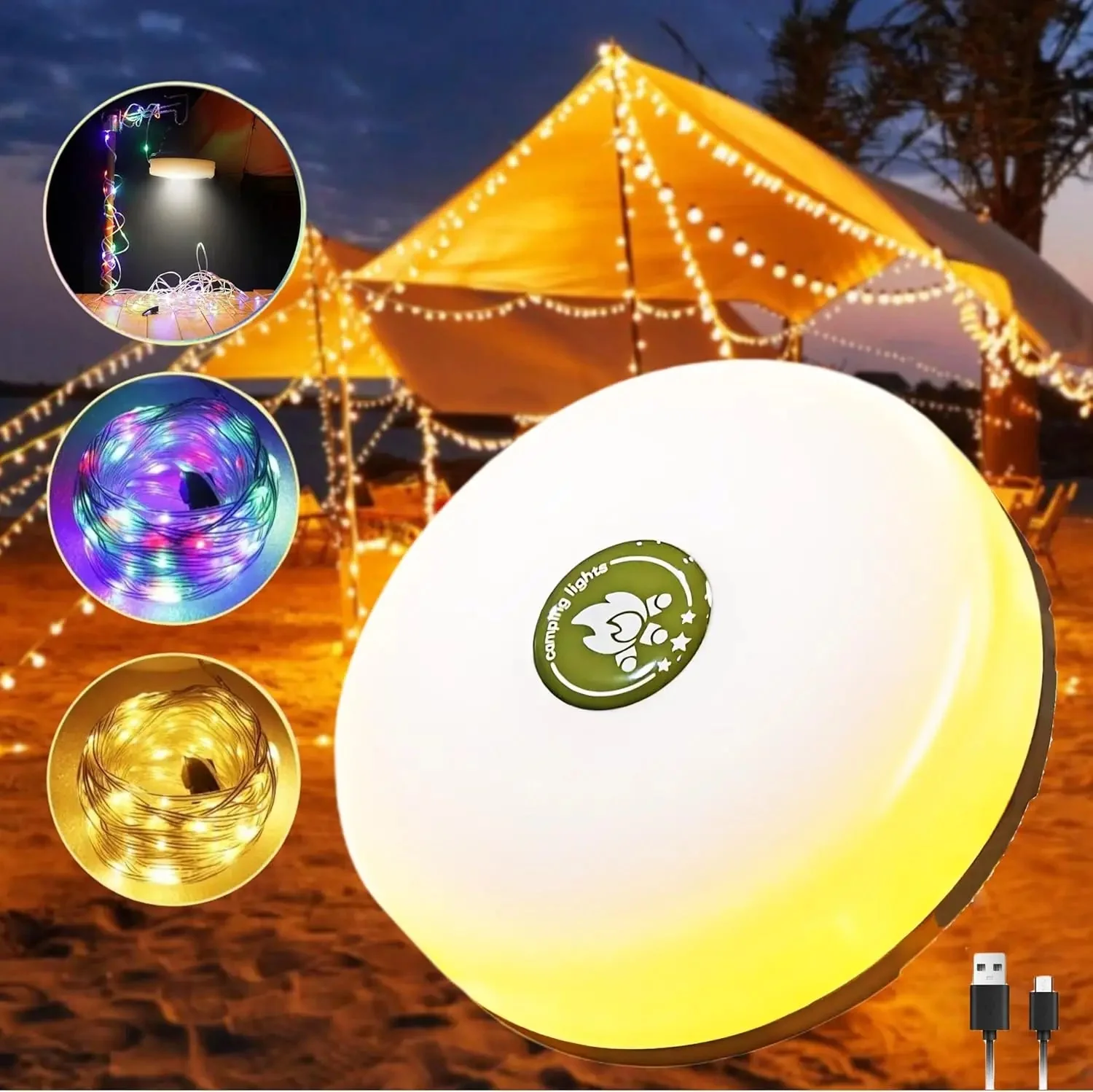 Healthy Rechargeable 32.8FT Camping String Lights with Portable LED Lantern – 2-in-1 Tent Lights with 5 Lighting Modes Why These Camping String Lights Are for Outdoor UseKey Features of Rechargeable Camping String Lights for Multiple UsesProduct SpecificationsBenefits of Using Rechargeable Camping LightsFrequently Asked Questions FAQs Final Thoughts Original